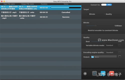 格式工厂 wav 比特率 easy mp3 converter pro for mac 音频格式转换软件 3.0.0